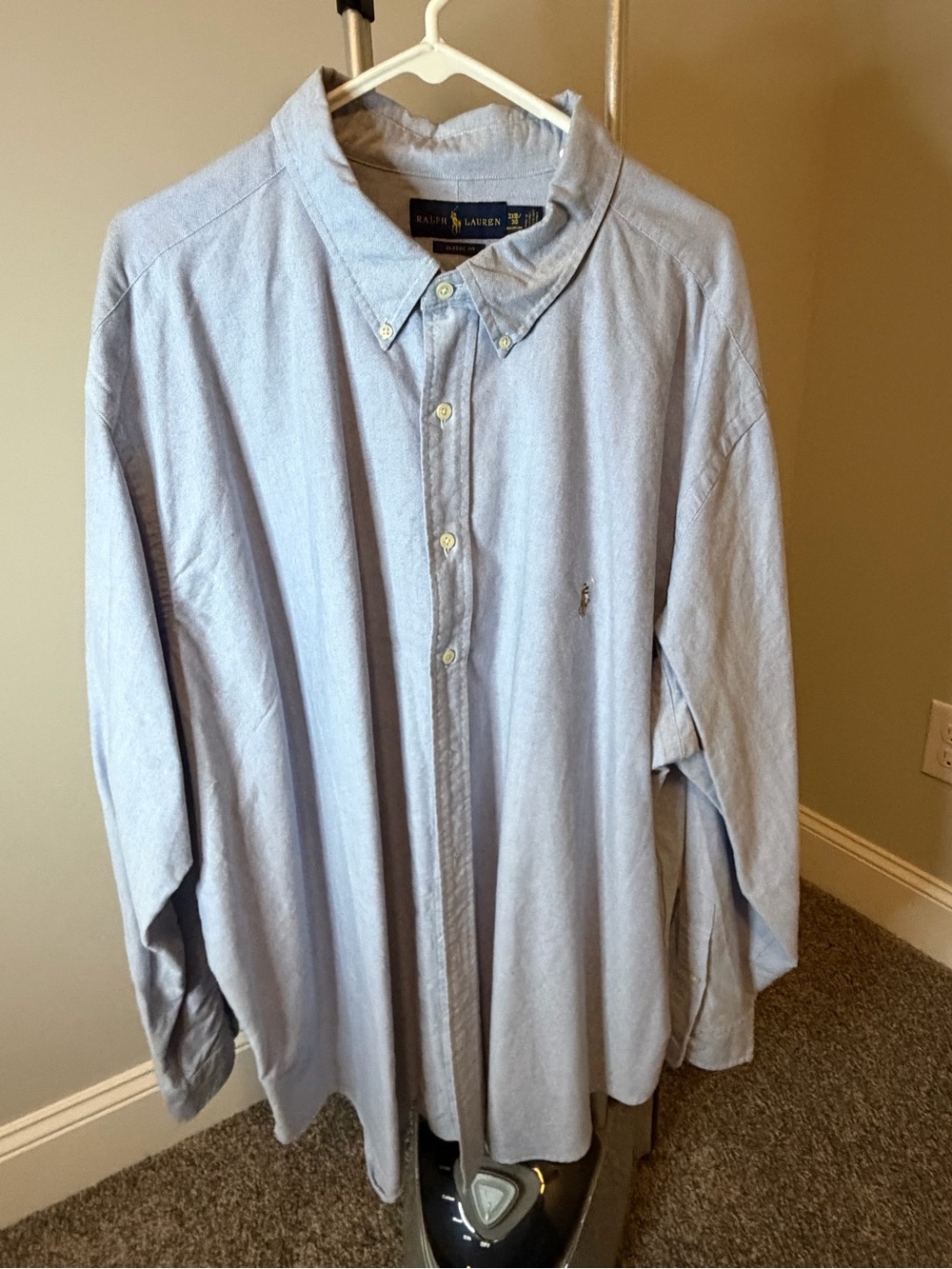 Ralph Lauren Light Blue Button-Down Oxford Shirt